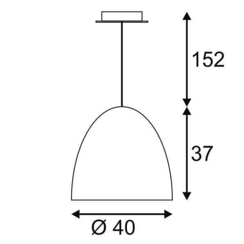 Подвесной светильник SLV Para Cone 40 155479 Подвесной светильник SLV Para Cone 40 155479