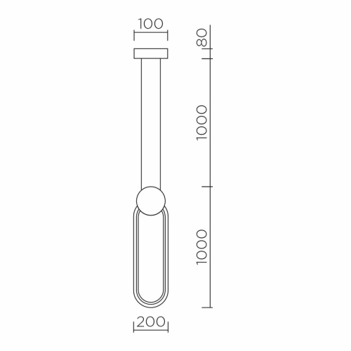 Подвесной светильник LED4U 8576