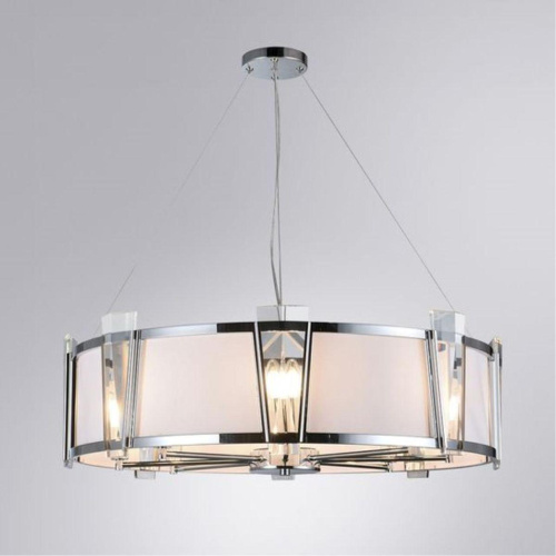 Подвесная люстра Arte Lamp Grato A4079LM-8CC Подвесная люстра Arte Lamp Grato A4079LM-8CC