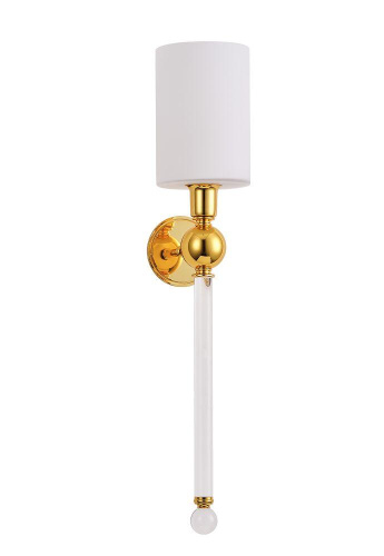 Бра Crystal Lux Mirabella AP1 Gold/White Бра Crystal Lux Mirabella AP1 Gold/White