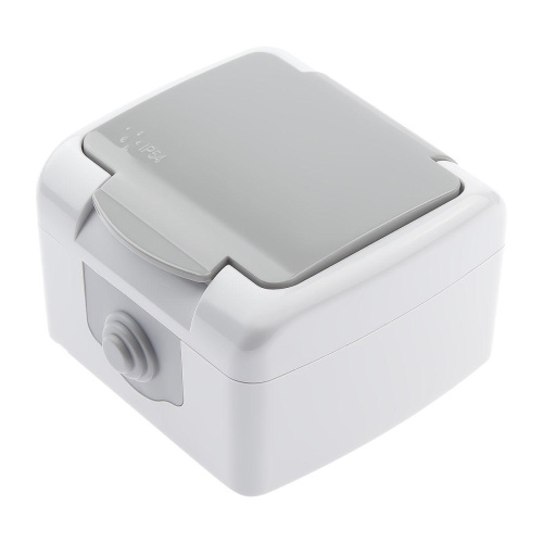 Розетка ЭРА Intro Atlantic Schuko 2P+E 16A 250V со шторками с крышкой 5-202-03 Б0050946 Розетка ЭРА Intro Atlantic Schuko 2P+E 16A 250V со шторками с крышкой 5-202-03 Б0050946