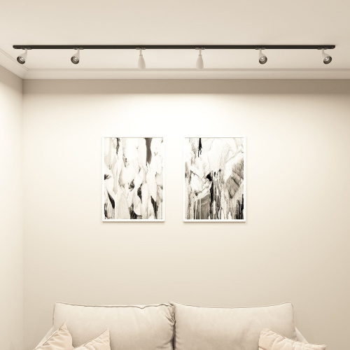 Трековый светильник Denkirs Bell DK6050-BW+BK Трековый светильник Denkirs Bell DK6050-BW+BK