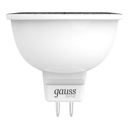 Лампа светодиодная Gauss GU5.3 6,5W 3000К матовая 1013517 Лампа светодиодная Gauss GU5.3 6,5W 3000К матовая 1013517