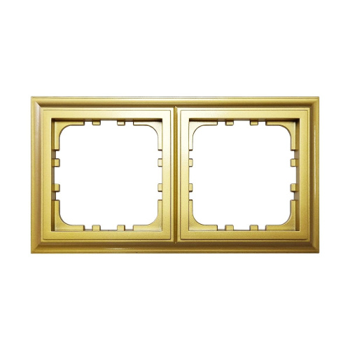Рамка LK Studio 2-постовая (золото) LK80 CLASSIC 894226-1 Рамка LK Studio 2-постовая (золото) LK80 CLASSIC 894226-1