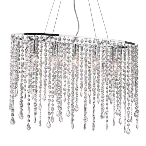 Подвесной светильник Ideal Lux Rain Sp5 Trasparente 008363 Подвесной светильник Ideal Lux Rain Sp5 Trasparente 008363