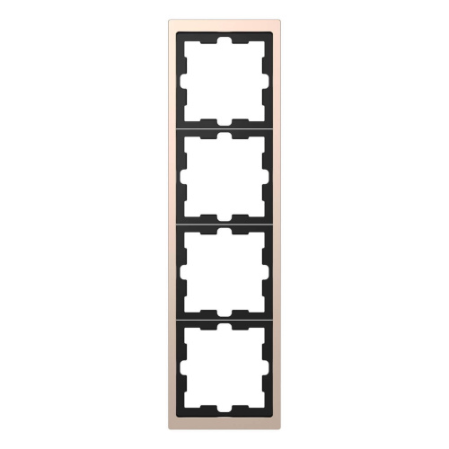 Рамка 4-постовая Schneider Electric Merten D-Life MTN4040-6551
