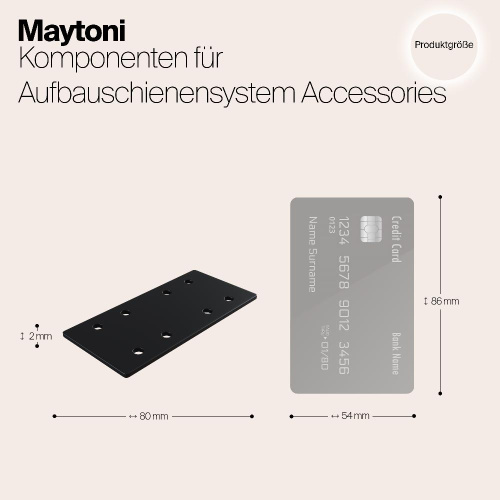 Прямой коннектор для магнитного шинопровода Maytoni Magnetic track system TRA004C-21S