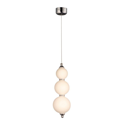 Подвесной светодиодный светильник Lumina Deco Snowman LDP 6834-1 WT+CHR Подвесной светодиодный светильник Lumina Deco Snowman LDP 6834-1 WT+CHR