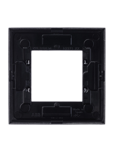 Рамка 1-постовая ABB Zenit серебро 2CLA227100N1301 Рамка 1-постовая ABB Zenit серебро 2CLA227100N1301