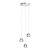 Подвесная светодиодная люстра ST Luce Waterfall SL6017.101.03