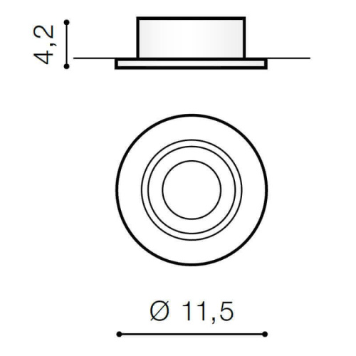 Встраиваемый светильник Azzardo Remo 1 downlight AZ1729 Встраиваемый светильник Azzardo Remo 1 downlight AZ1729