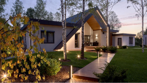 Уличный светодиодный светильник Maytoni Hof O422FL-L12GF