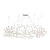 Подвесная светодиодная люстра Loft IT Heracleum 9022-324W