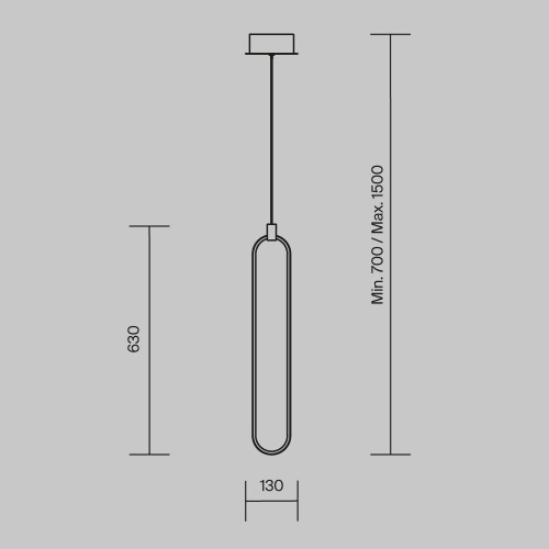 Подвесной светодиодный светильник Maytoni Chain MOD017PL-L13G Подвесной светодиодный светильник Maytoni Chain MOD017PL-L13G