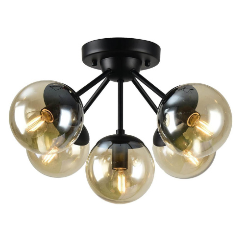 Потолочная люстра Arte Lamp A1664PL-5BK Потолочная люстра Arte Lamp A1664PL-5BK