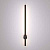 Настенный светодиодный светильник Elektrostandard Cane MRL LED 1115 черный a058236