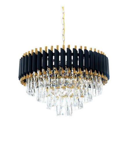 Подвесная люстра Lumina Deco Funneli LDP 6003-500 BK+F.GD Подвесная люстра Lumina Deco Funneli LDP 6003-500 BK+F.GD
