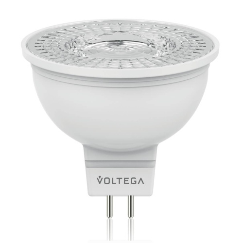 Лампа светодиодная Voltega GU5.3 4W 2800К полусфера прозрачная VG2-S1GU5.3warm4W 6949