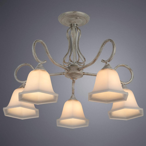 Потолочная люстра Arte Lamp Merry A2714PL-5WG Потолочная люстра Arte Lamp Merry A2714PL-5WG