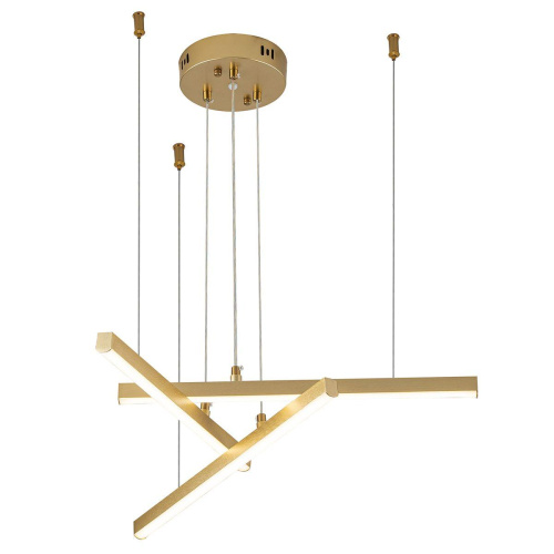 Подвесной светодиодный светильник Indigo Paralleli 14017/3P Gold V000085L Подвесной светодиодный светильник Indigo Paralleli 14017/3P Gold V000085L