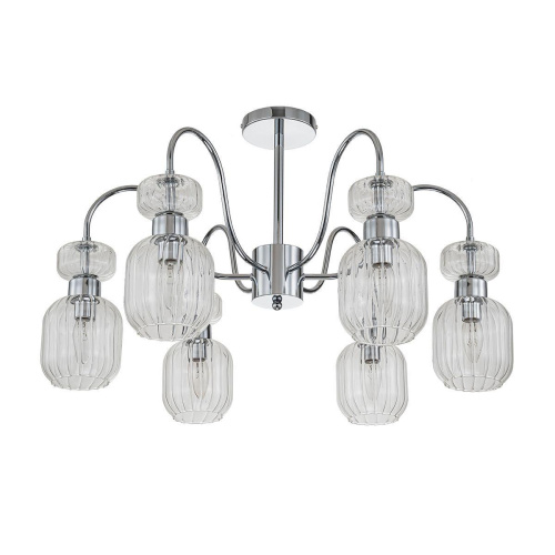 Потолочная люстра Escada Gloss 1141/6PL Chrome/Clear Потолочная люстра Escada Gloss 1141/6PL Chrome/Clear