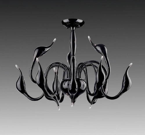 Потолочная люстра Lightstar Cigno Collo Bk 751027 Потолочная люстра Lightstar Cigno Collo Bk 751027