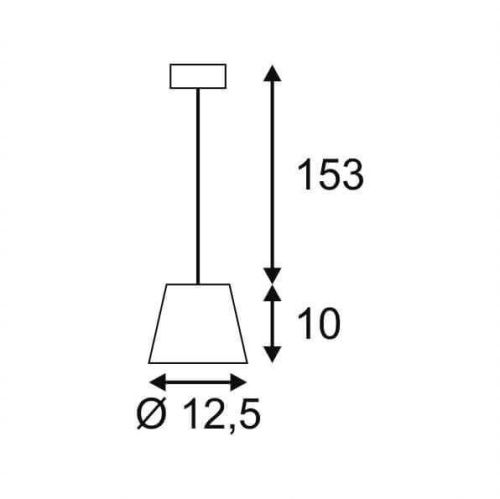 Подвесной светильник SLV Plastra Cone PD 148041 Подвесной светильник SLV Plastra Cone PD 148041