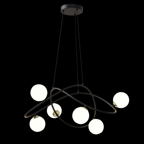 Люстра P0691-6A black Люстра P0691-6A black