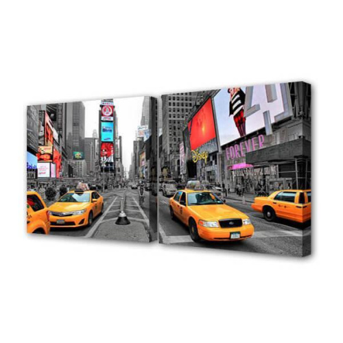 Модульная картина По улицам Нью-Йорка III Toplight 50x100см TL-M2049 Модульная картина По улицам Нью-Йорка III Toplight 50x100см TL-M2049