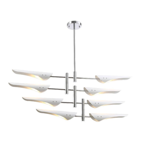 Подвесная люстра Crystal Lux Rafael SP8 Chrome Подвесная люстра Crystal Lux Rafael SP8 Chrome