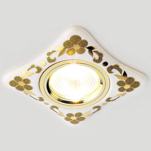 Встраиваемый светильник Ambrella light Desing D2065 W/GD Встраиваемый светильник Ambrella light Desing D2065 W/GD