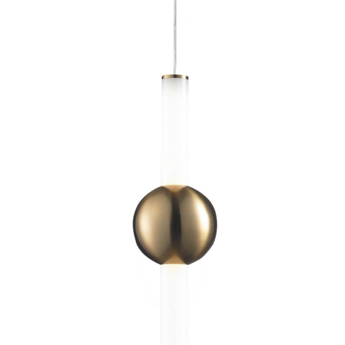 Подвесной светодиодный светильник Lumien Hall Greniya LH8023/1PB-GD-WT Подвесной светодиодный светильник Lumien Hall Greniya LH8023/1PB-GD-WT