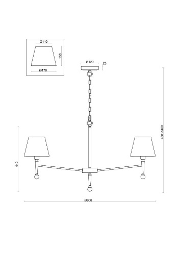 Подвесная люстра Freya Rosemary FR5190PL-07BS1 Подвесная люстра Freya Rosemary FR5190PL-07BS1