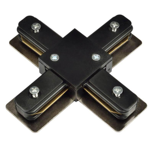 Коннектор X-образный Volpe UBX-Q121 K41 Black 1 Polybag UL-00001282 Коннектор X-образный Volpe UBX-Q121 K41 Black 1 Polybag UL-00001282