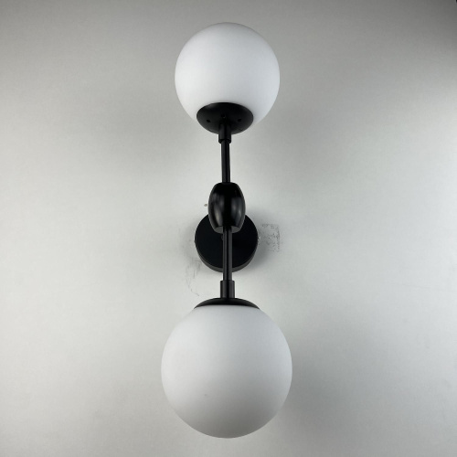 Бра Modo 2 Globes Black And White Glass By Imperiumloft Бра Modo 2 Globes Black And White Glass By Imperiumloft