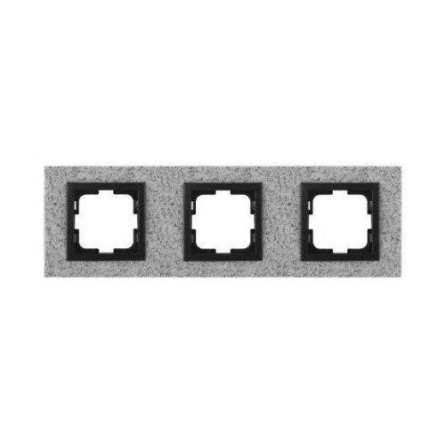 Рамка 3-постовая Mono Electric Style Granit белый гранит 107-600000-162 Рамка 3-постовая Mono Electric Style Granit белый гранит 107-600000-162