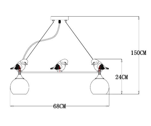 Подвесная люстра Arte Lamp Gemelli A2150SP-5WG Подвесная люстра Arte Lamp Gemelli A2150SP-5WG