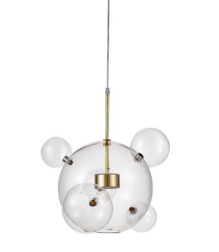 Подвесной светодиодный светильник Lumina Deco Neroni LDP 6016-5+1 GD Подвесной светодиодный светильник Lumina Deco Neroni LDP 6016-5+1 GD