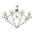 Подвесная люстра Crystal Lux Fabricio SP11 Chrome/Transparente