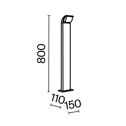Ландшафтный светильник Outdoor O446FL-L7GF3K Ландшафтный светильник Outdoor O446FL-L7GF3K