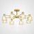 Потолочная Люстра Corf B3 Yellow 8 Lamps By Imperiumloft