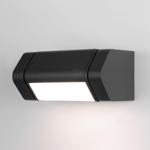 Уличный настенный светодиодный светильник Elektrostandard Dors 35163/D черный a062882 Уличный настенный светодиодный светильник Elektrostandard Dors 35163/D черный a062882