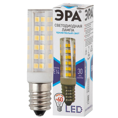 Лампа светодиодная ЭРА E14 7W 4000K прозрачная LED T25-7W-CORN-840-E14 Б0033025 Лампа светодиодная ЭРА E14 7W 4000K прозрачная LED T25-7W-CORN-840-E14 Б0033025