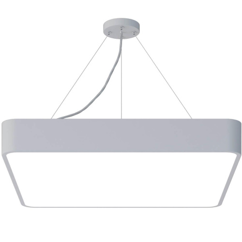 Подвесной светодиодный cветильник Geometria ЭРА Quadro SPO-163-W-40K-050 50Вт 4000К белый Б0050586 Подвесной светодиодный cветильник Geometria ЭРА Quadro SPO-163-W-40K-050 50Вт 4000К белый Б0050586