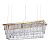 Подвесная люстра Ideal Lux Martinez SP8 Oro 213583 Подвесная люстра Ideal Lux Martinez SP8 Oro 213583