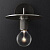 Бра Rh Utilitaire Knurled Disk Shade Sconce Black By Imperiumloft