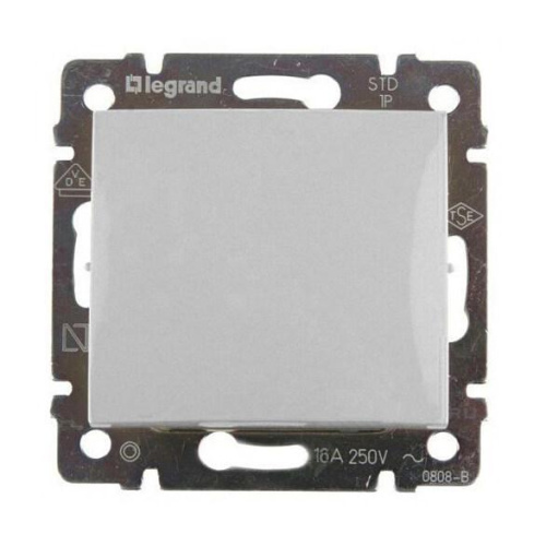 Переключатель одноклавишный на 2 направления Legrand Valena 16A 250V алюминий 770205 Переключатель одноклавишный на 2 направления Legrand Valena 16A 250V алюминий 770205