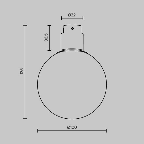 Трековый светильник Technical TR171-1-5W3K-WB Трековый светильник Technical TR171-1-5W3K-WB