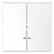 Клавиша двойная Schneider Electric Merten D-Life MTN3420-6035