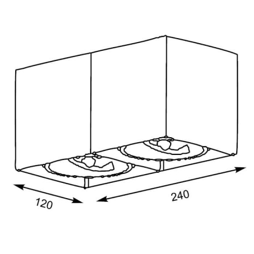 Потолочный светильник Zumaline Box sl2 90433-G9 Потолочный светильник Zumaline Box sl2 90433-G9